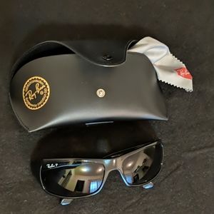 Ray-Ban 4075 Wrapped Rectangle Sunglasses